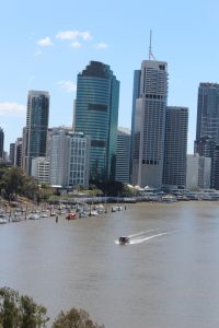 Brisbane city from Kangaroo Point